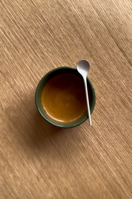 Espressolöffel aus einem Stück 925/000 Silber geschmiedet 